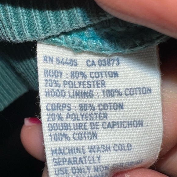 American Eagle Hooded Sweatshirt Green with Kangaroo Pocket Size Medium - Picture 8 of 8